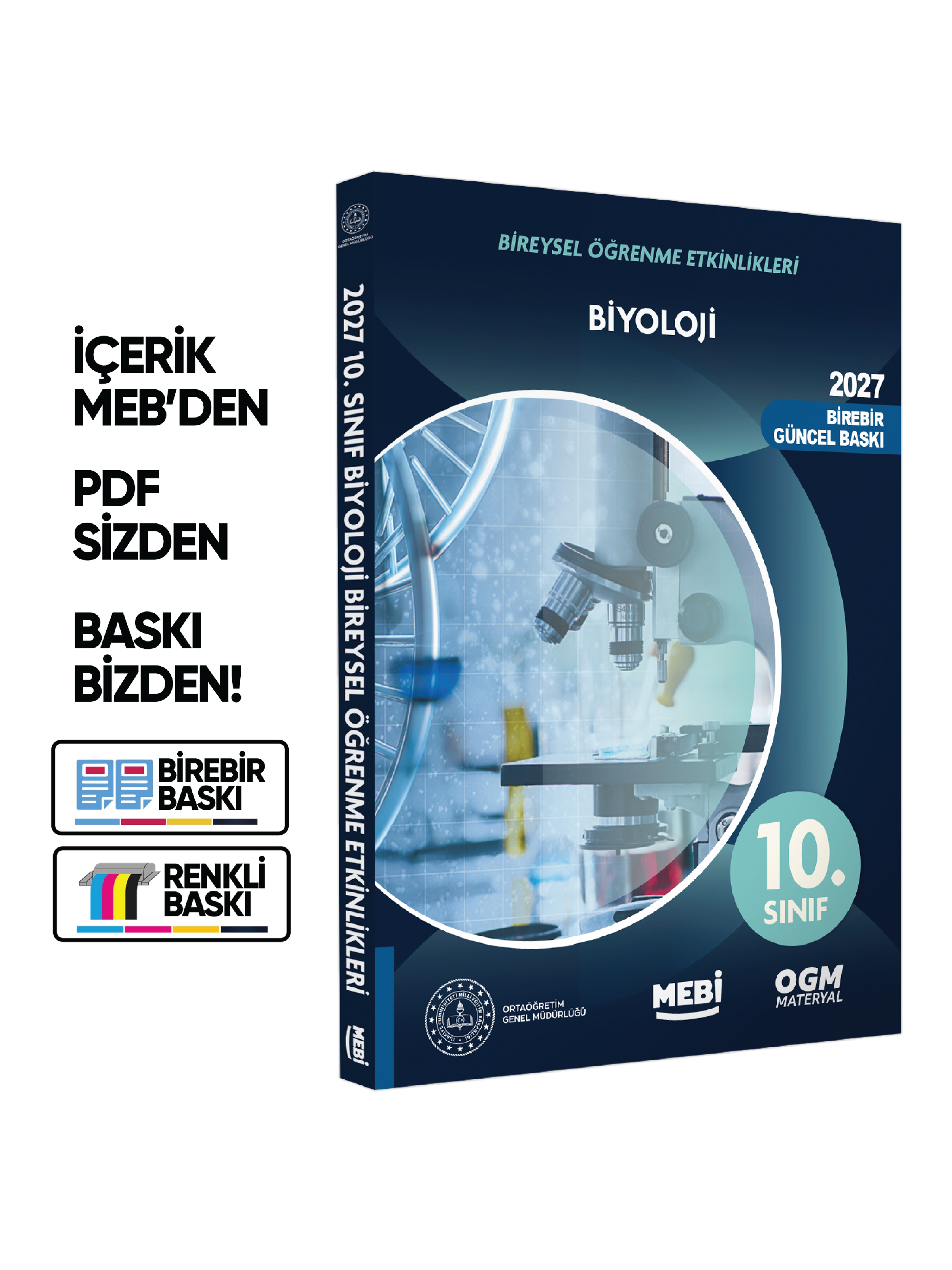 2027 MEBİ 10.Sınıf Maarif Modeli Müfredatı SAYISAL Bireysel Öğrenme Etkinlik Kitap SETİ Baskı Ücreti