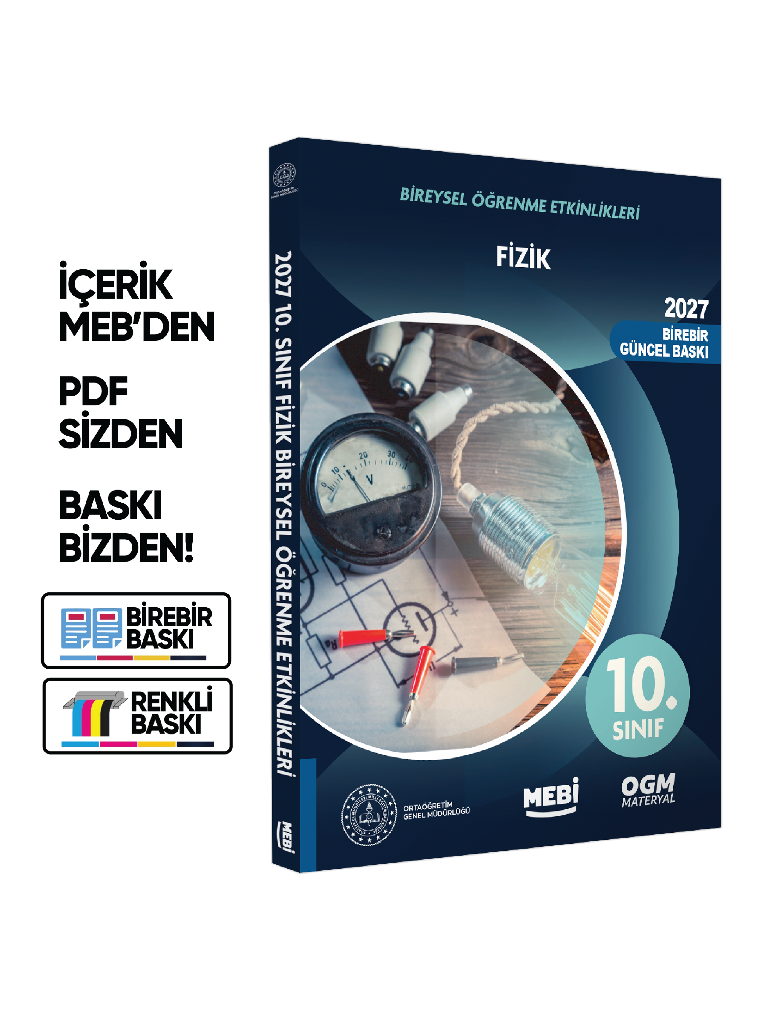 2027 MEBİ 10.Sınıf Maarif Modeli Müfredatı SAYISAL Bireysel Öğrenme Etkinlik Kitap SETİ Baskı Ücreti