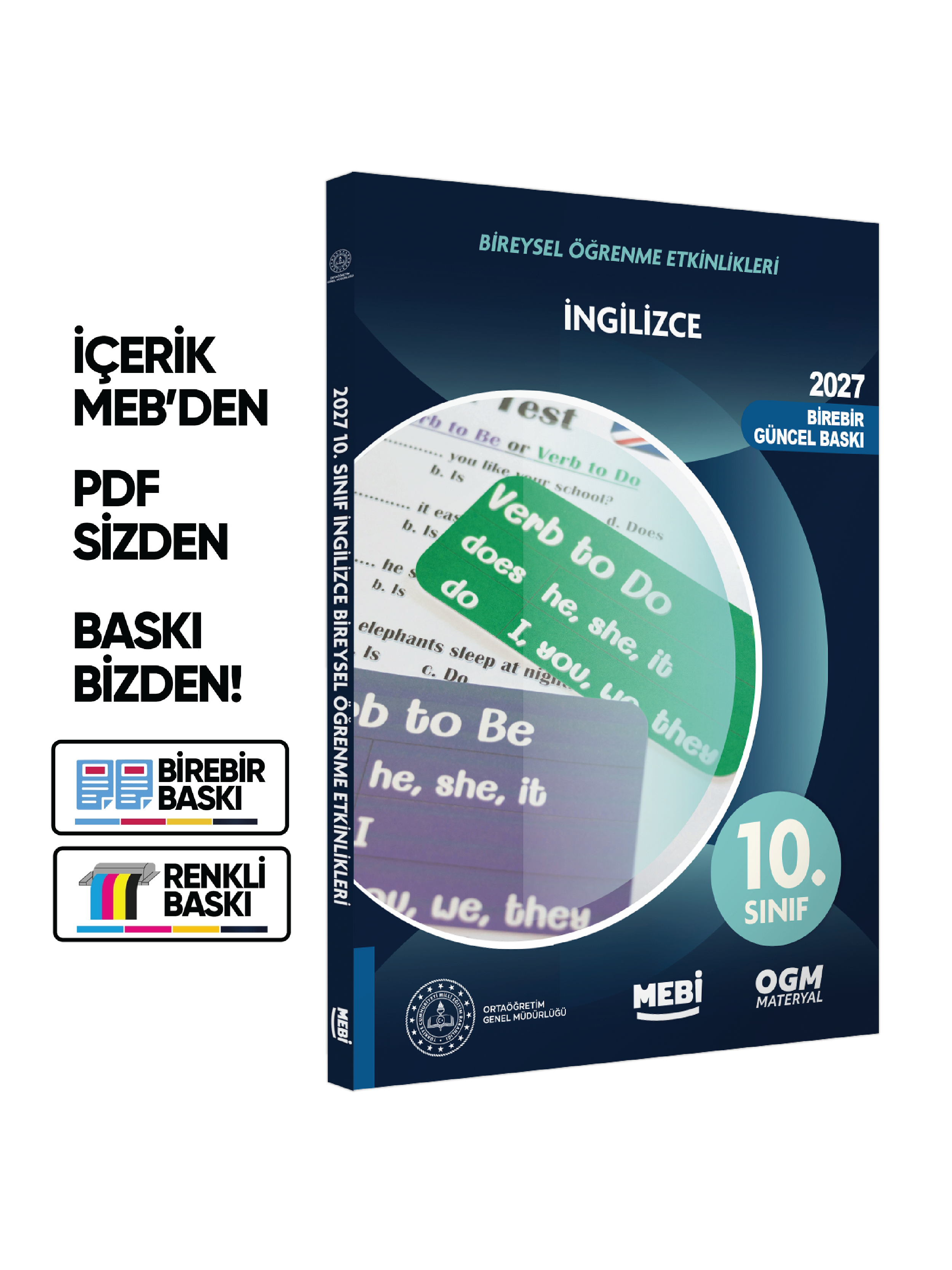 2027 MEBİ 10.Sınıf Maarif Modeli Müfredatı İNGİLİZCE Bireysel Öğrenme Etkinlik Kitabı Baskı Ücreti