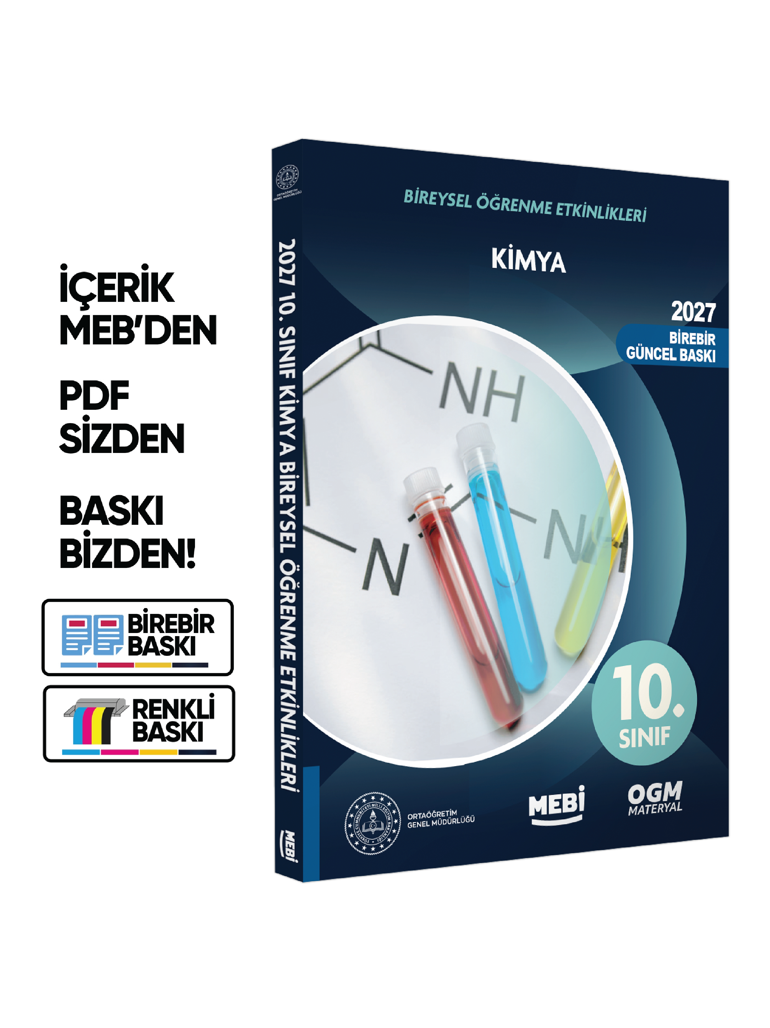 2027 MEBİ 10.Sınıf Maarif Modeli Müfredatı SAYISAL Bireysel Öğrenme Etkinlik Kitap SETİ Baskı Ücreti