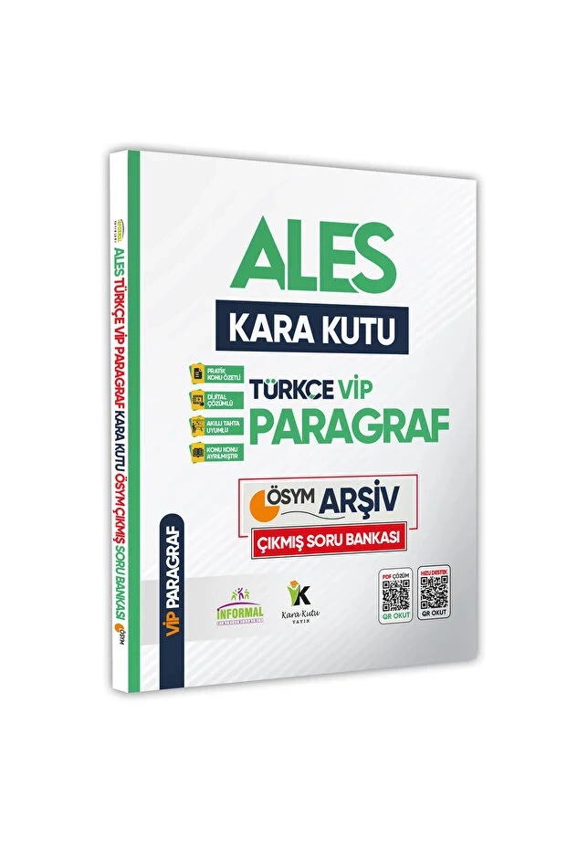ALESin Kara Kutusu PARAGRAF 3lü ALTIN SET Konu Özetli Çözümlü ÖSYM ARŞİV Çıkmış Soru Bankası