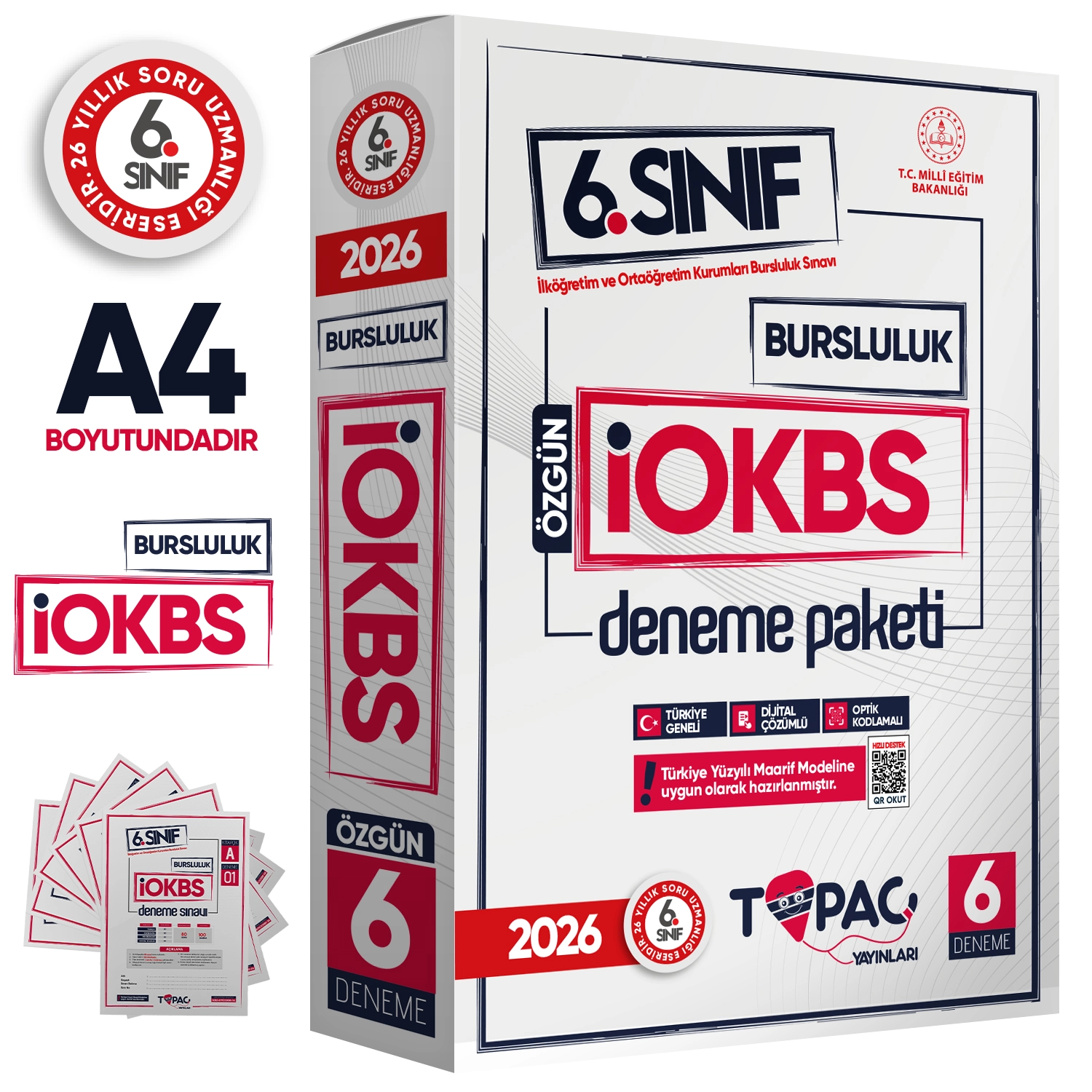 新DS NOW 6冊セット 2026 6.sınıf Maarif Modeli İOKBS-Bursluluk 6lı Deneme Sınav Paketi