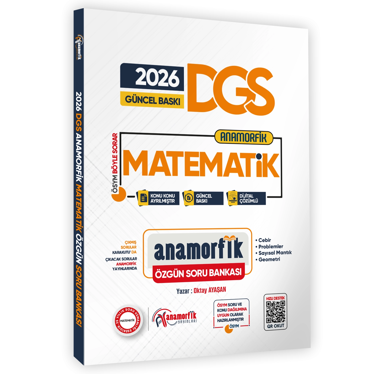  2026 DGS Yeni Sistem Anamorfik Matematik Özgün Soru Bankası Konu Konu Dijital Çözümlü