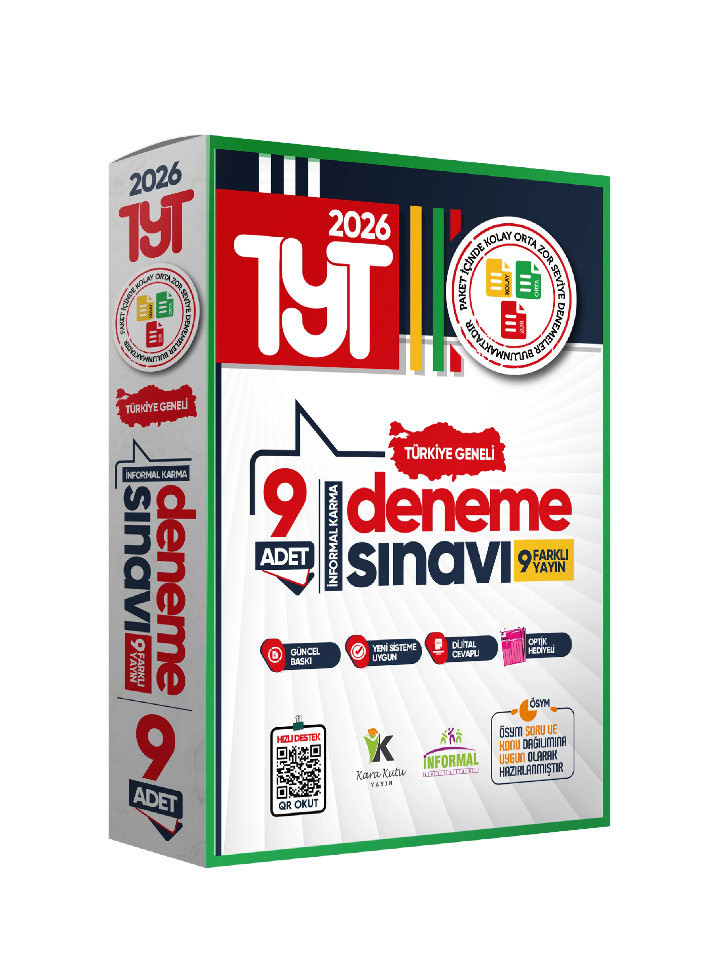 2027 YKS-TYT-AYT Tıpkı-Karma-Çıkmış Güncel Türkiye Geneli Deneme Paketi (55 Adet)