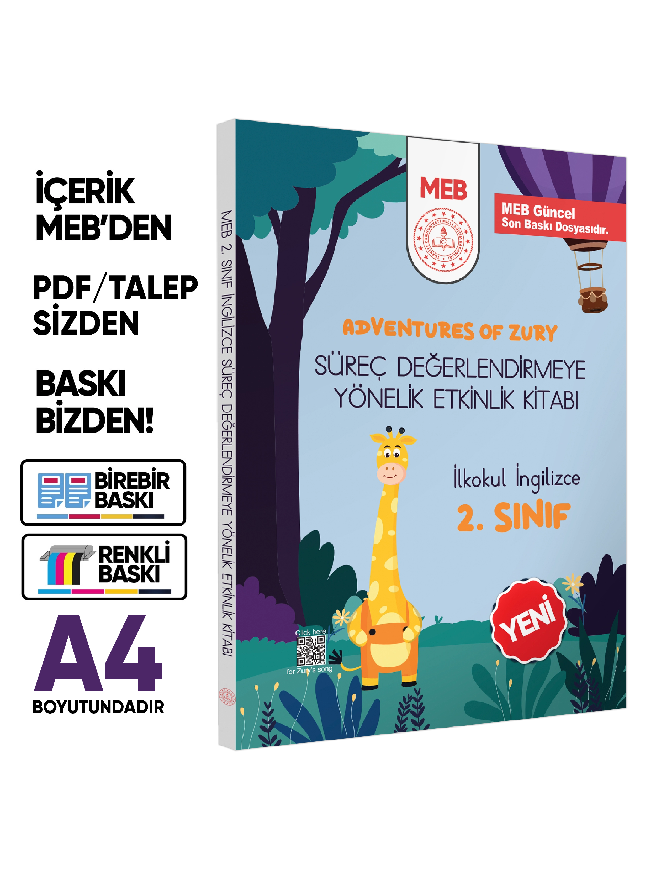 MEB%20İlkokul%202.Sınıf%20İNGİLİZCE%20Süreç%20Değerlendirmeye%20Yönelik%20Etkinlik%20Kitabı%20BASKI%20ÜCRETİ