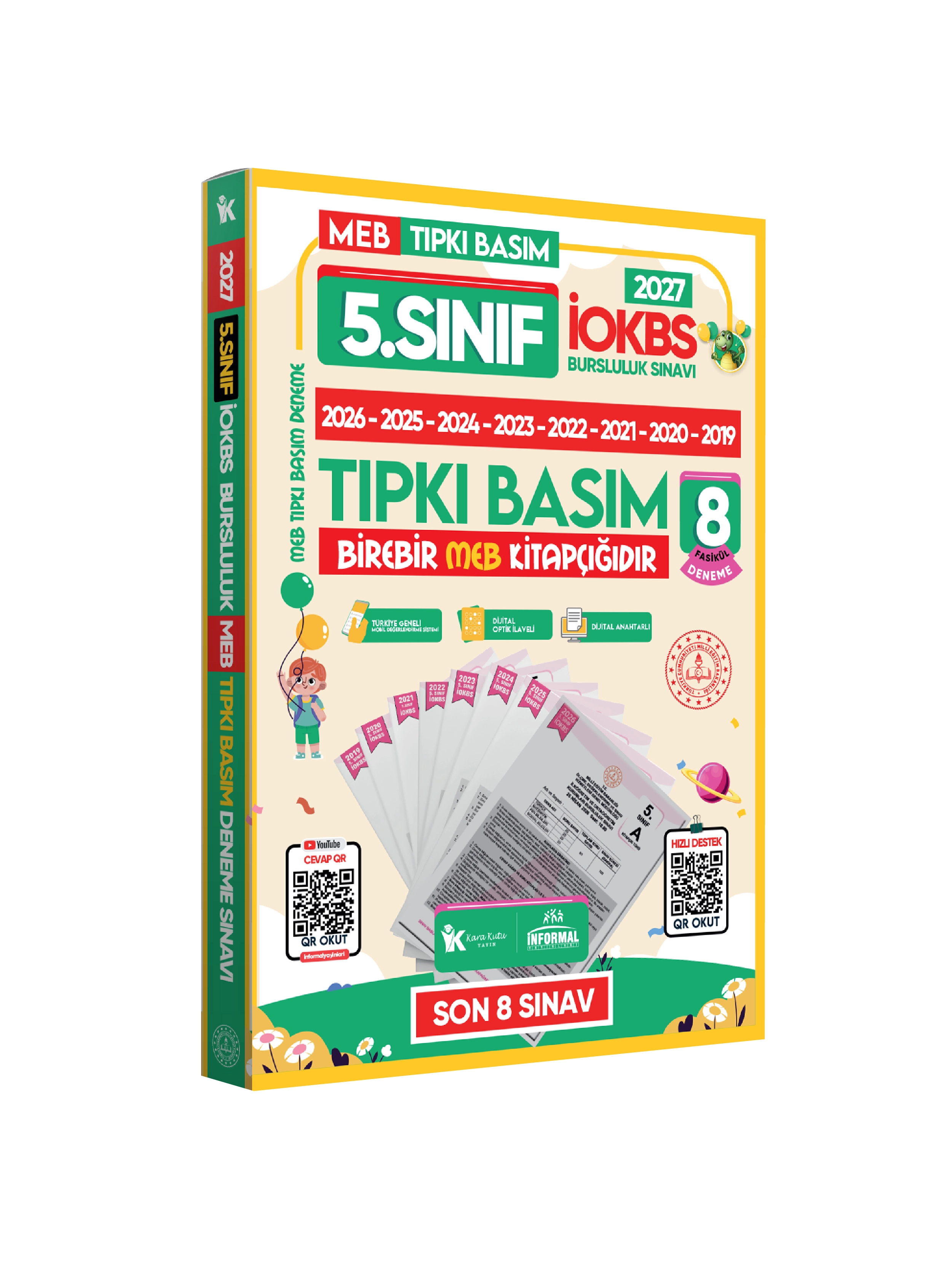 2027 5.Sınıf YENİ SİSTEM İOKBS BURSLULUK Tıpkı Basım ve Sarmal Deneme Seti Türkiye Geneli D. Çözümlü