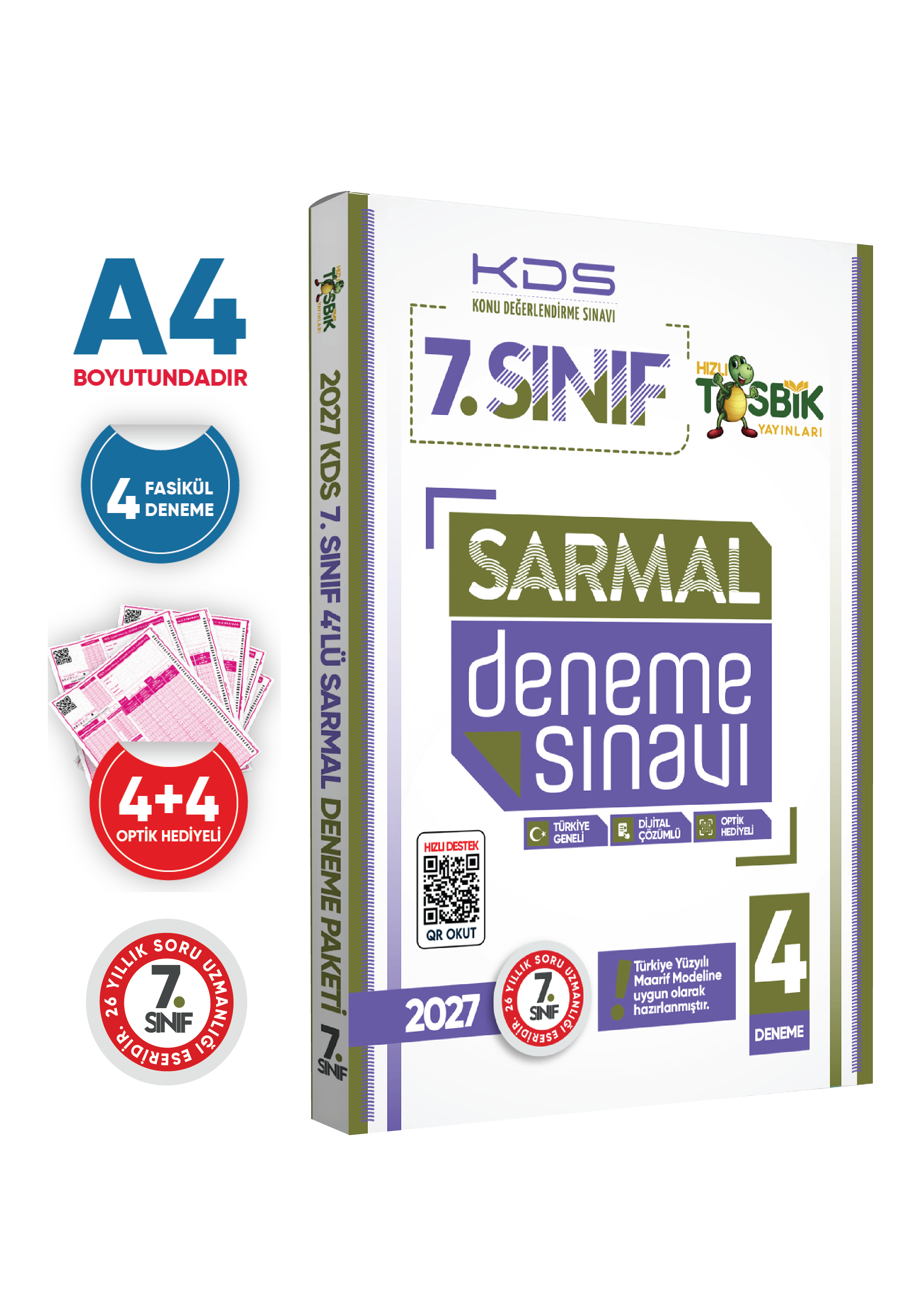 2027 7.Sınıf YENİ SİSTEM İOKBS BURSLULUK Tıpkı Basım ve Sarmal Deneme Seti Türkiye Geneli D. Çözümlü