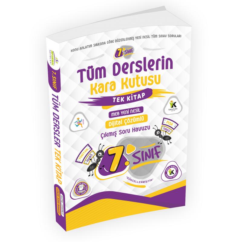 7.Sınıfın Kara Kutusu Tüm Dersler Tek Kitap Dijital Çözümlü Soru Bankası