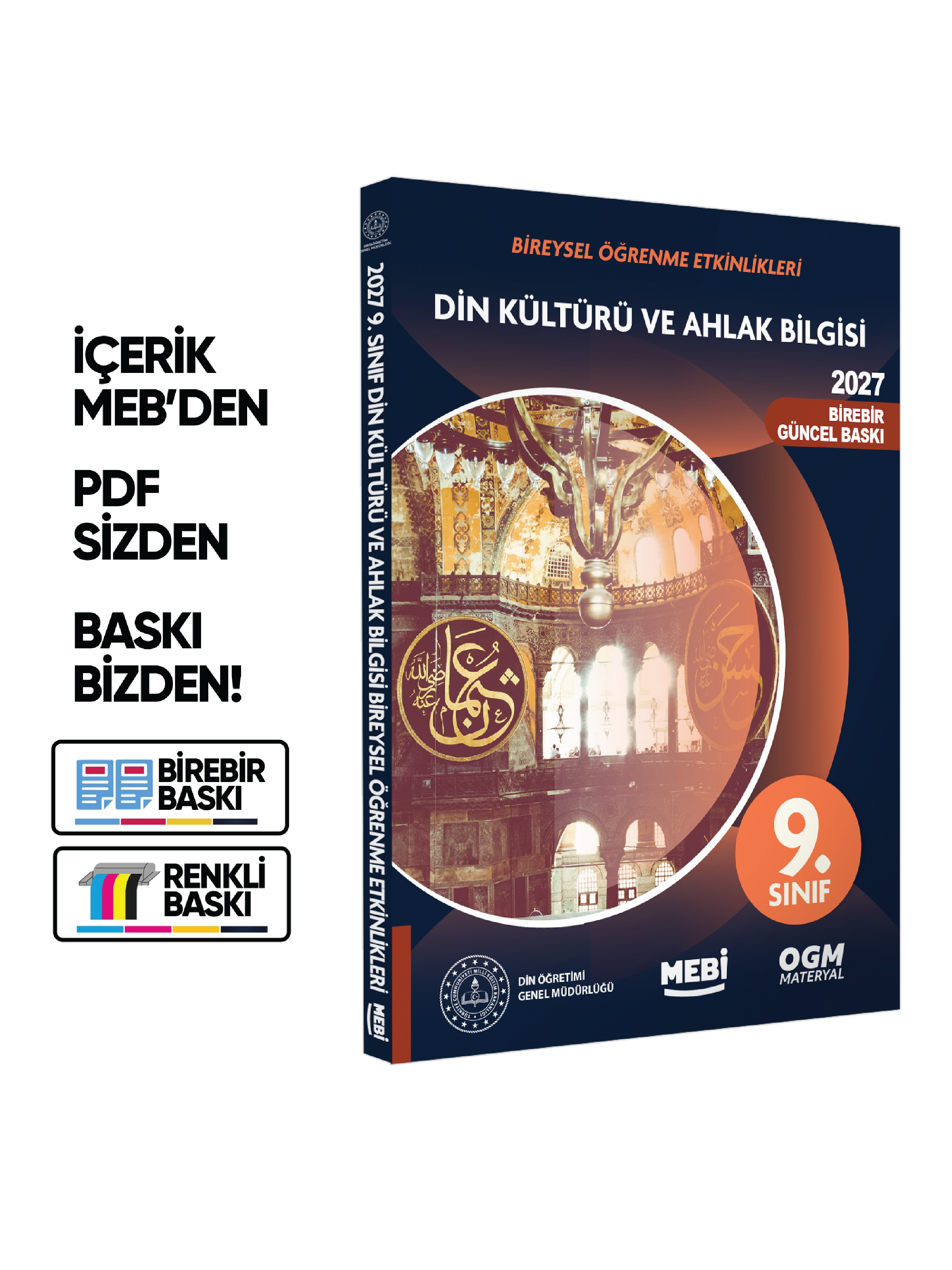 2027 MEBİ 9.Sınıf Maarif Modeli Müfredatı SÖZEL Bireysel Öğrenme Etkinlik Kitap SETİ Baskı Ücreti
