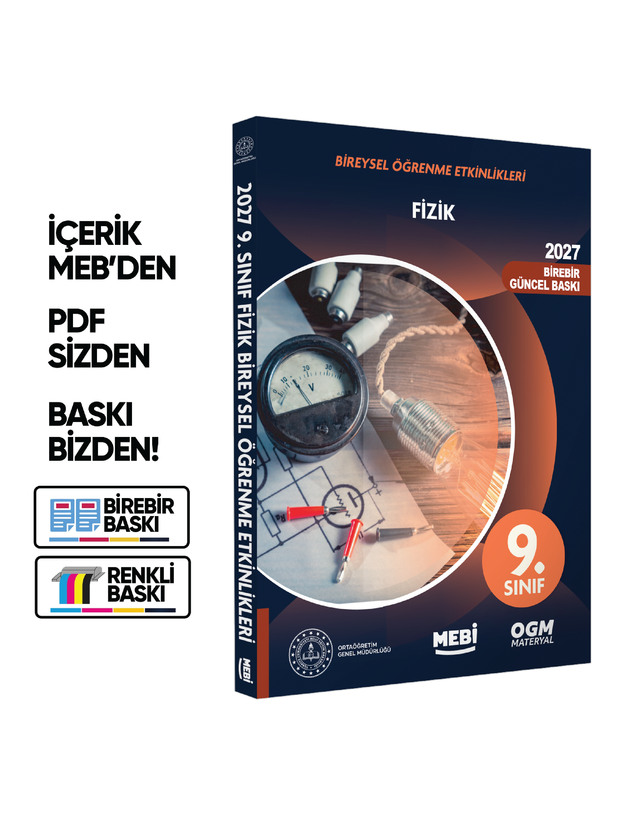 2027 MEBİ 9.Sınıf Maarif Modeli Yeni Müfredat FİZİK Bireysel Öğrenme Etkinlik Kitabı Baskı Ücreti