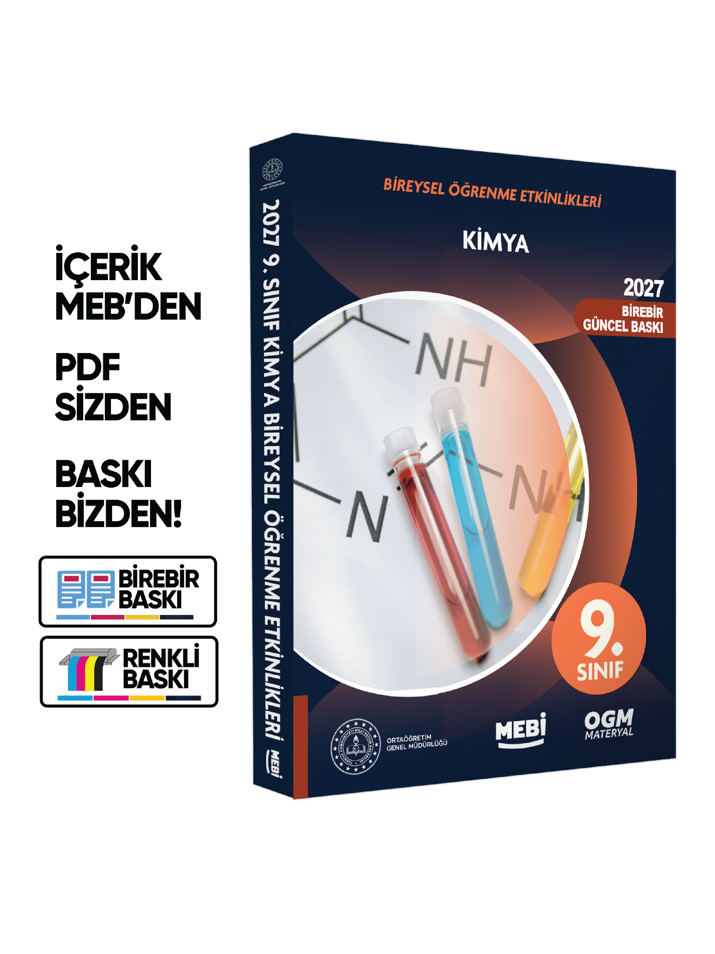 2027 MEBİ 9.Sınıf Maarif Modeli Müfredatı SAYISAL Bireysel Öğrenme Etkinlik Kitap SETİ Baskı Ücreti