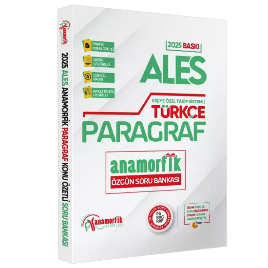 ALES Türkçe Özgün Asimetrik Paragraf-Çıkmış Konu Konu Paragraf Soru Bankası Konu Özetli Çözümlü