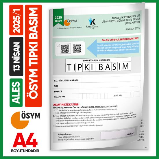 ALES%202025/1%20ÖSYM%20Tıpkı%20Basım%20Çıkmış%20Soru%20Deneme%20Kitapçığı%20Video/PDF%20Çözümlü%20Türkiye%20Geneli