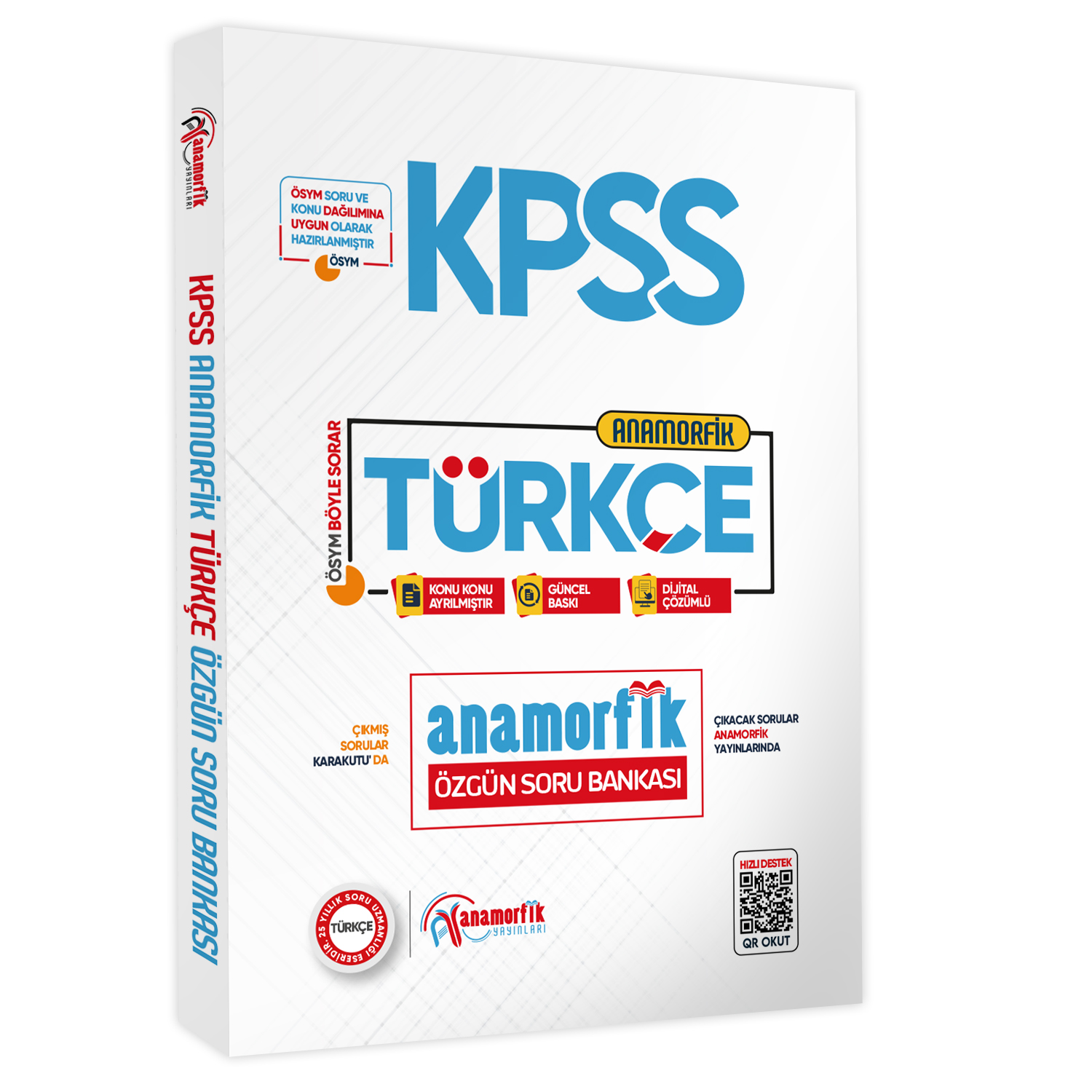 2025 KPSS Yeni Sistem Türkçe TEK KİTAP Anamorfik Özgün Soru