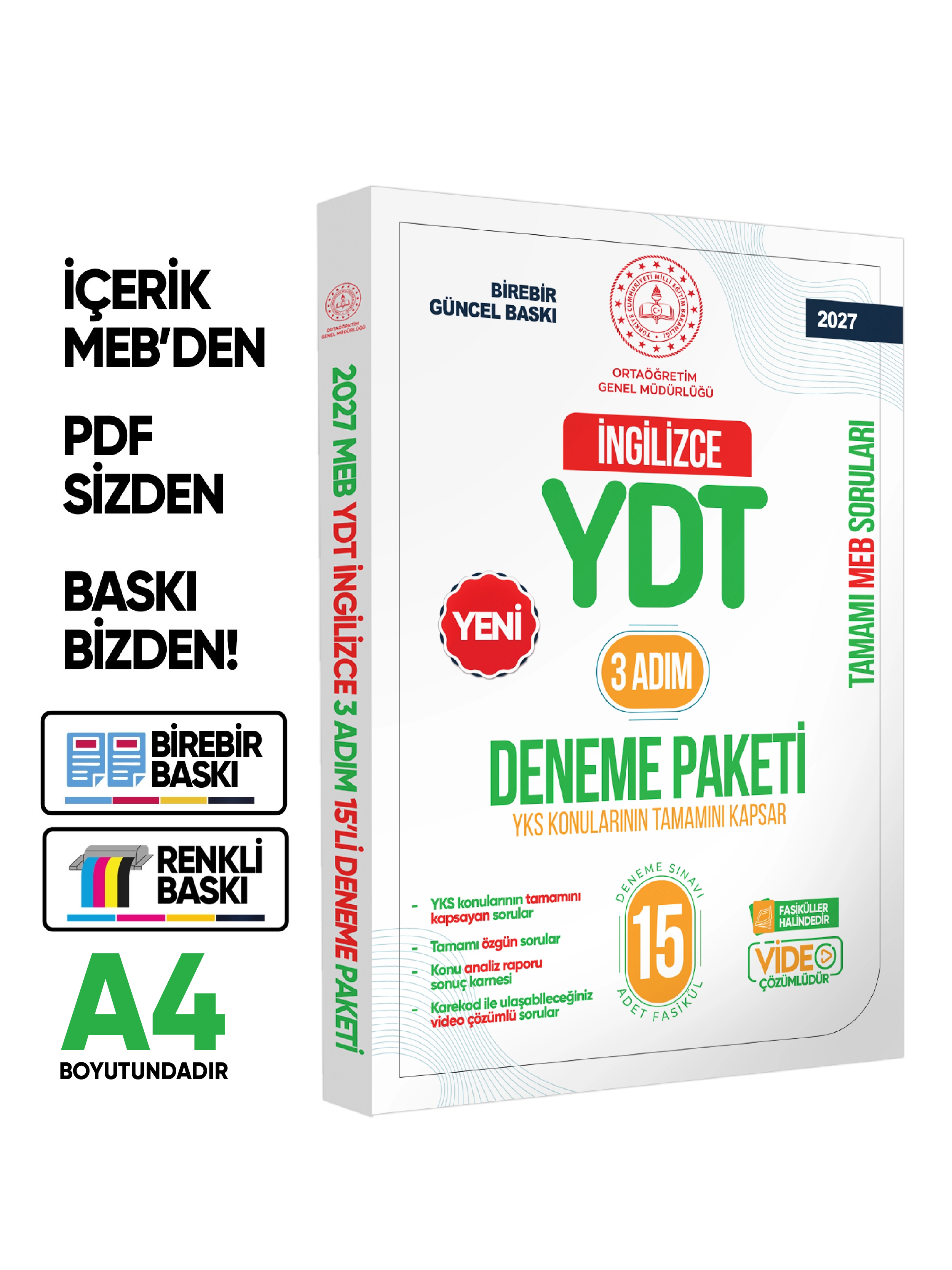 2027%203%20Adım%20YKS-YDT%20İngilizce%20MEBİ%20Özgün%20Sorular%2015li%20Deneme%20Kitapçığı%20Video%20Çözümlü%20BASKI%20ÜCRETİ