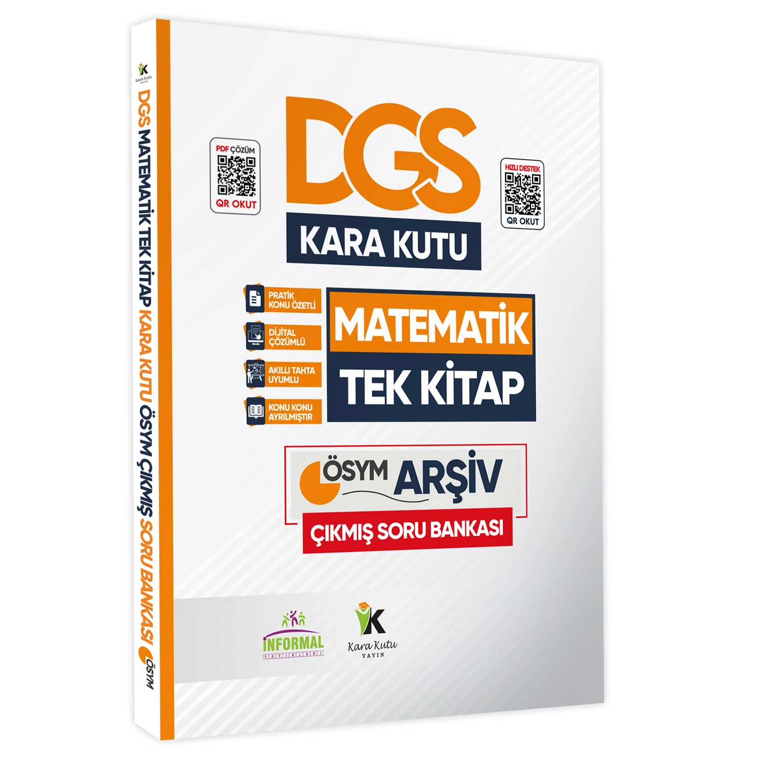 DGS Kara Kutu SÖZEL ve SAYISAL Set Konu Özetli Dijital Çözümlü Çıkmış Soru Bankası