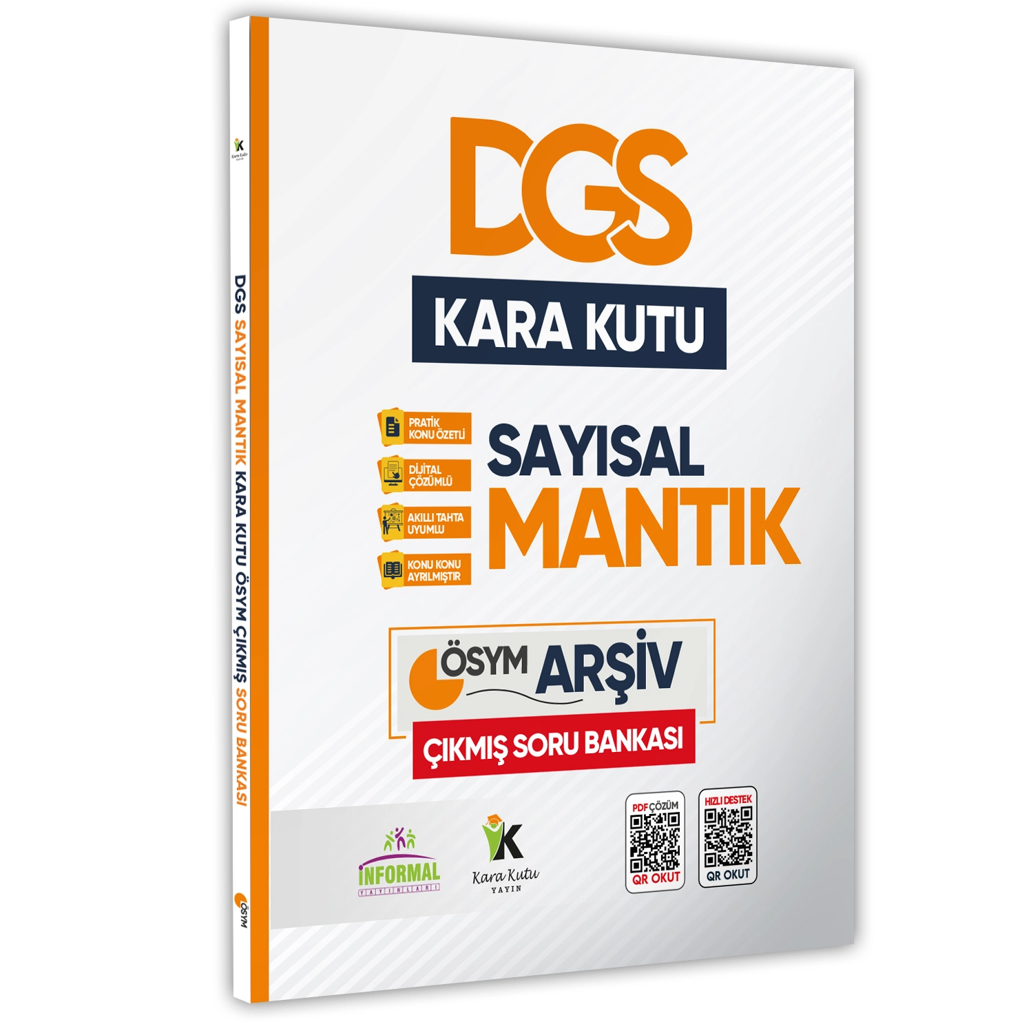 DGSnin Kara Kutusu SAYISAL PAKET Konu Özetli Çözümlü ÖSYM Arşiv Çıkmış Soru Bankası