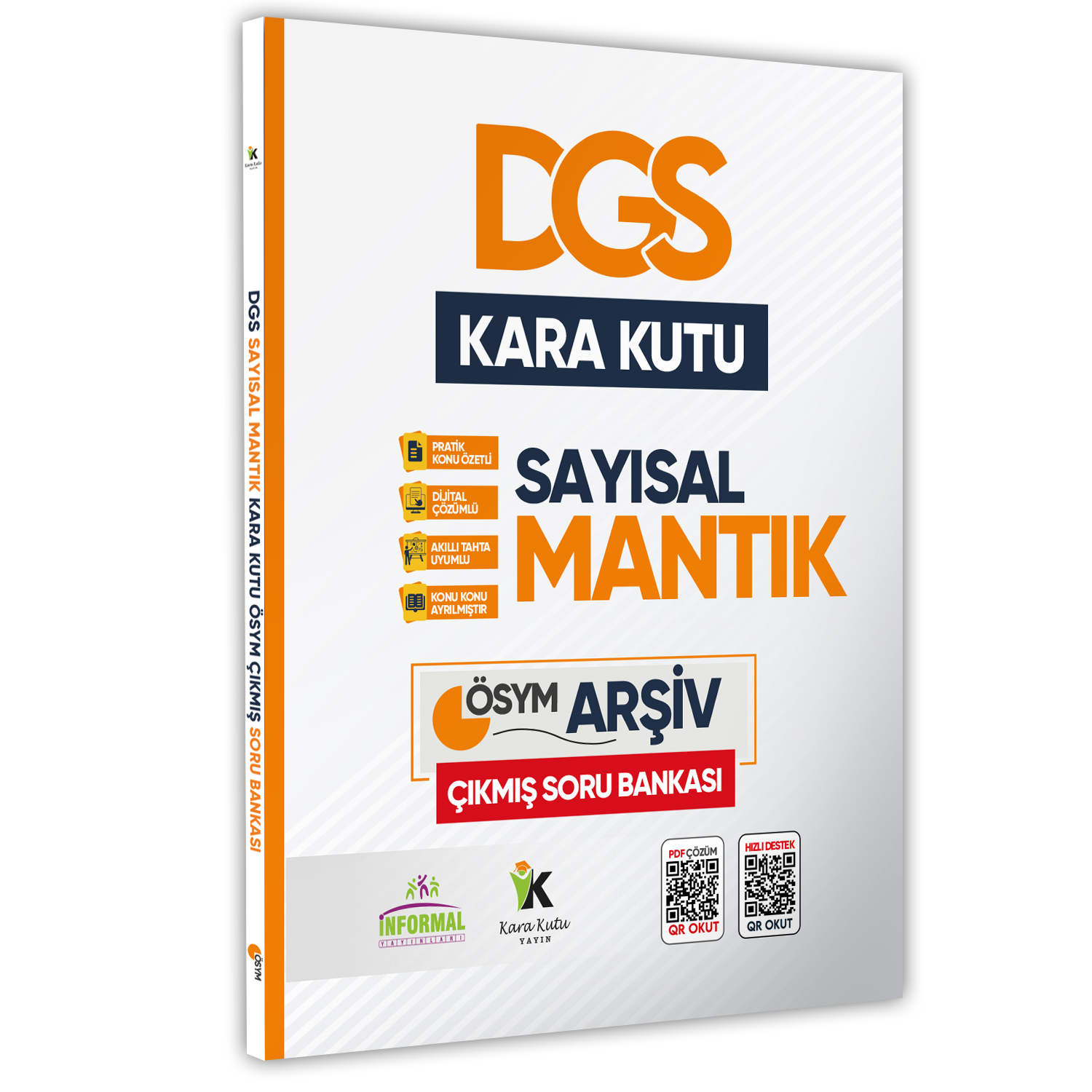 DGS Sayısal Mantığın Kara Kutusu Konu Özetli Dijital Çözümlü Soru Bankası