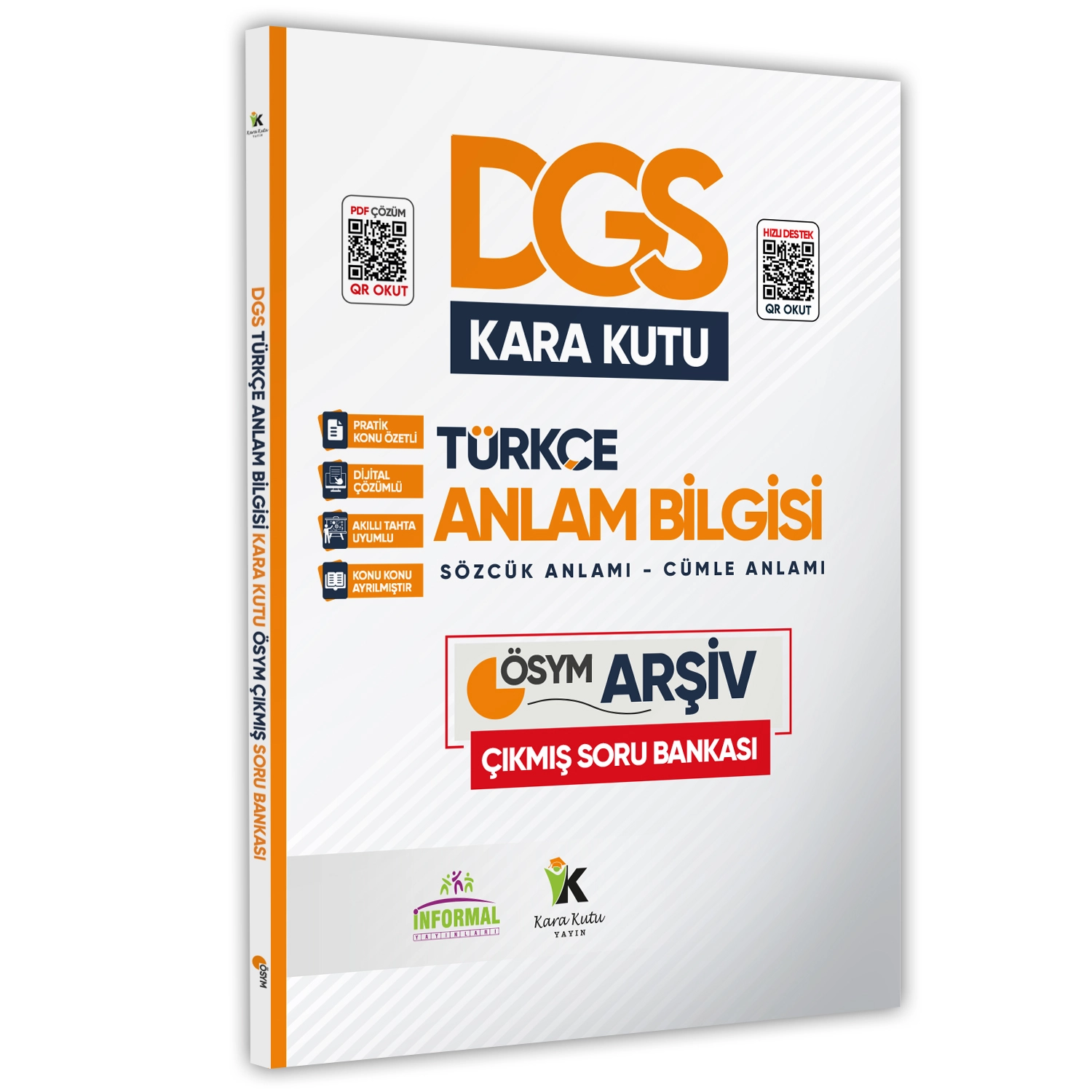 DGS Kara Kutu SÖZEL ve SAYISAL Set Konu Özetli Dijital Çözümlü Çıkmış Soru Bankası