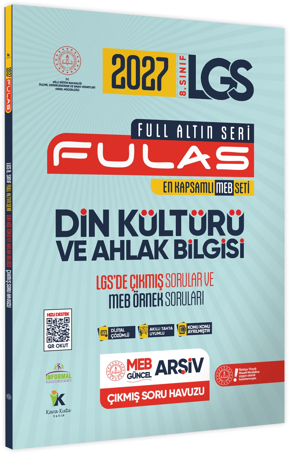 2027 8.Sınıf Full LGS Altın Seri FULAS DİN KÜLTÜRÜ ve AHLAK BİLGİSİ Çıkmış Soru Bankası Modüler Set