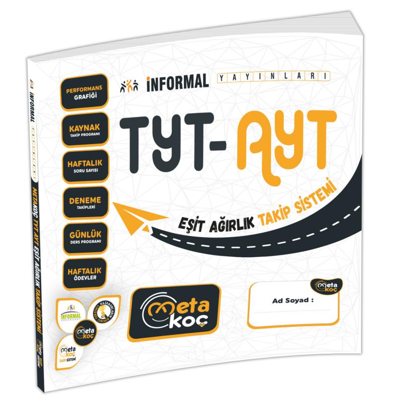 2026 TYT-AYT İnformal Yayınları Meta Koç Eşit Ağırlık Öğrenci Takip Sistemi