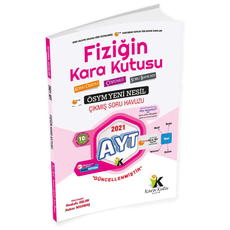YKS-AYT FİZİK KARA KUTU KONU ÖZETLİ TAMAMI ÇÖZÜMLÜ SORU BANKASI