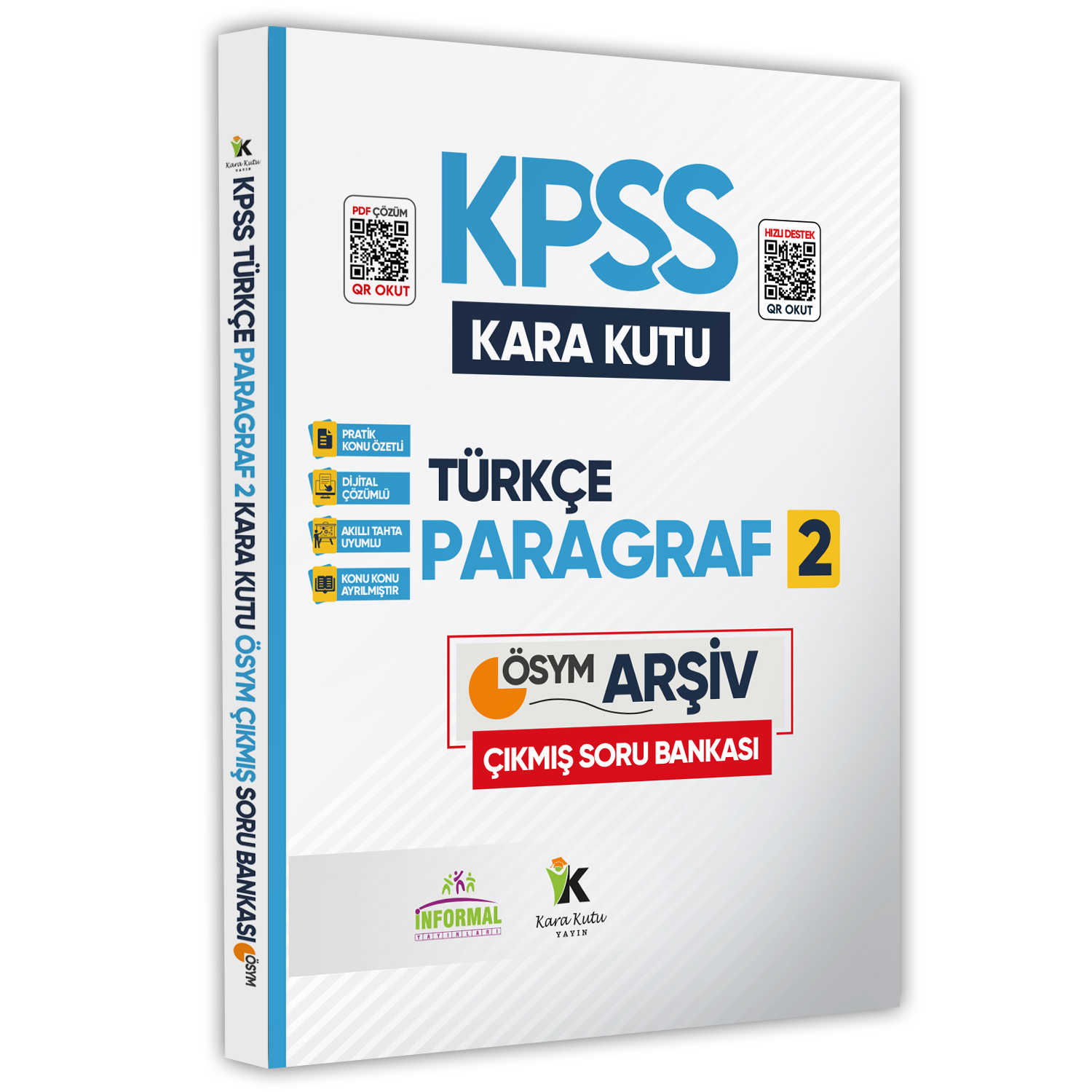KPSS Türkçenin Kara Kutusu Dijital Çözümlü Konu Özetli Soru Bankası Altın Set