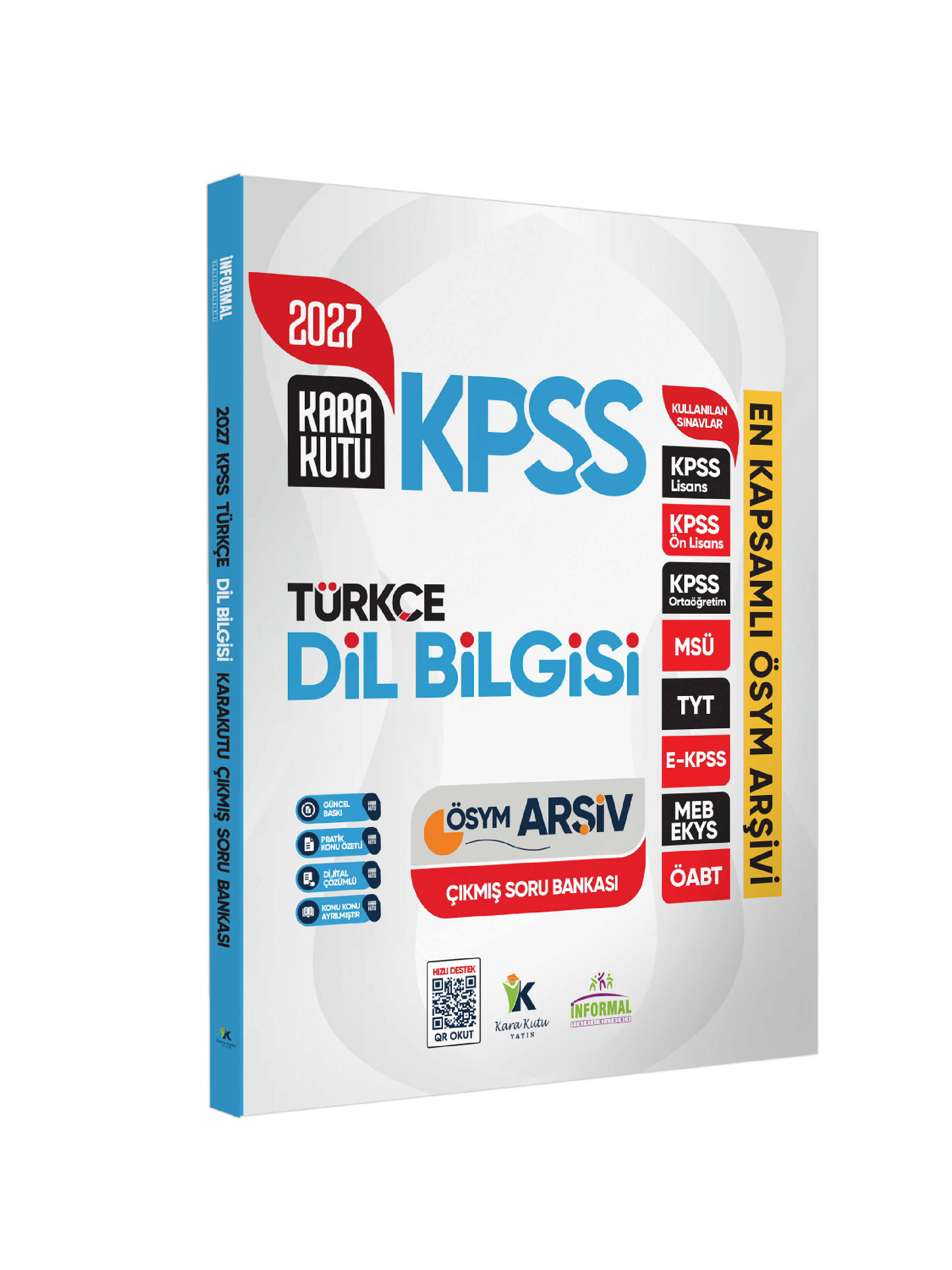 2027 KPSS Türkçenin Kara Kutusu DİL BİLGİSİ ÖSYM Çıkmış Soru Bankası Konu Özetli Dijital Çözümlü
