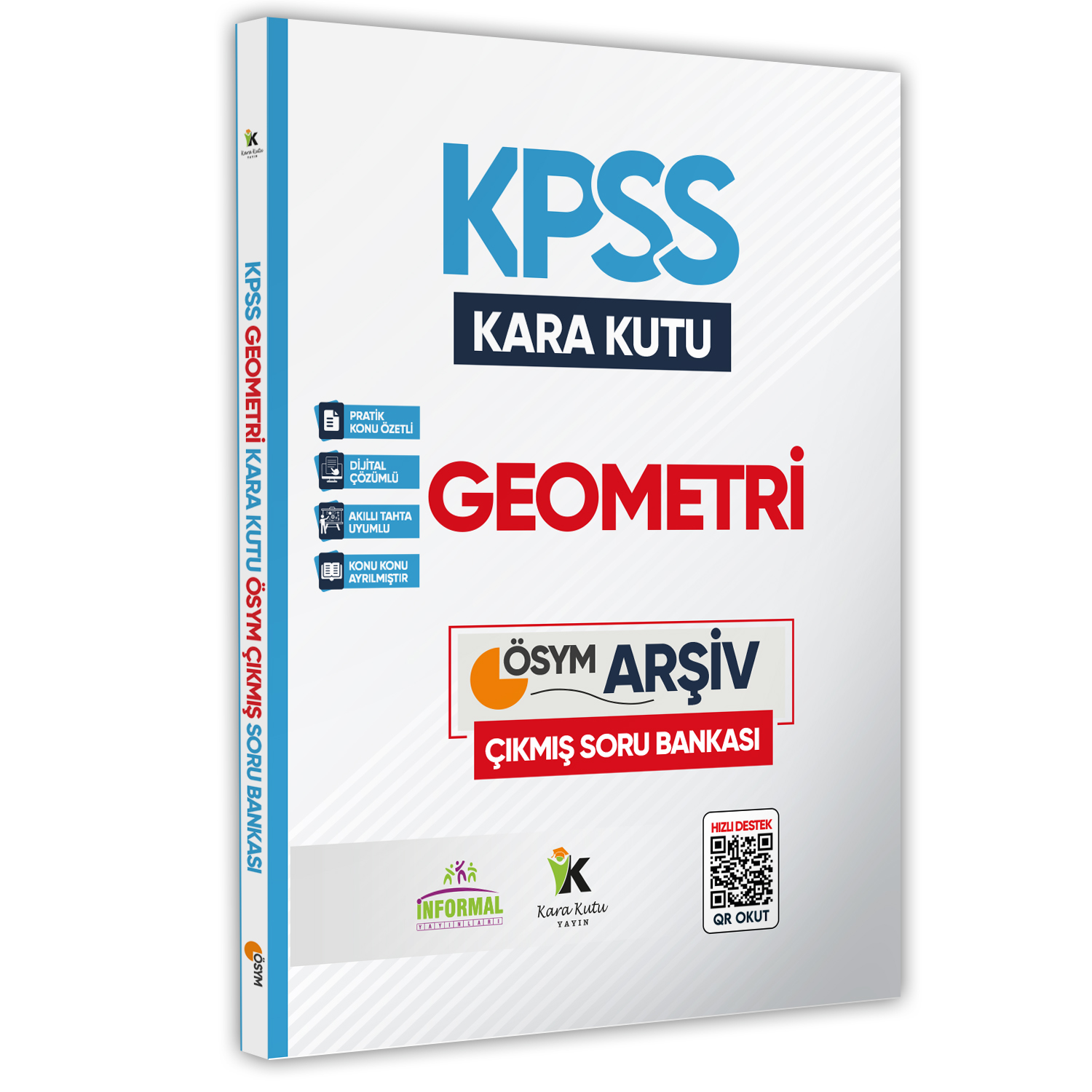 KPSS Geometrinin Kara Kutusu Konu Özetli Dijital Çözümlü ÖSYM Çıkmış Soru Havuzu Bankası