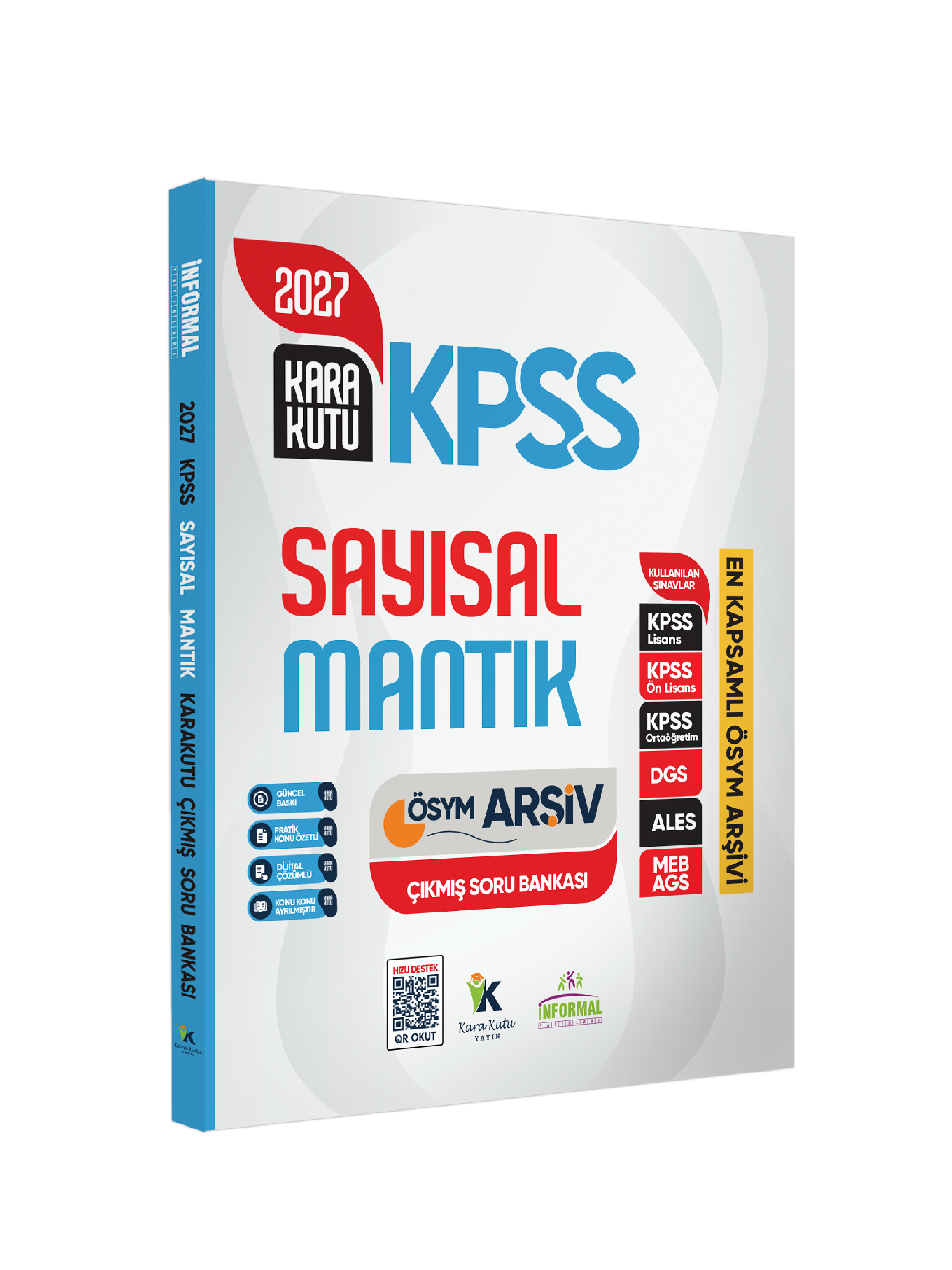 2027 KPSS SAYISAL MANTIK Kara Kutu ÖSYM Çıkmış Soru Havuzu Bankası Konu Özetli Dijital Çözümlü