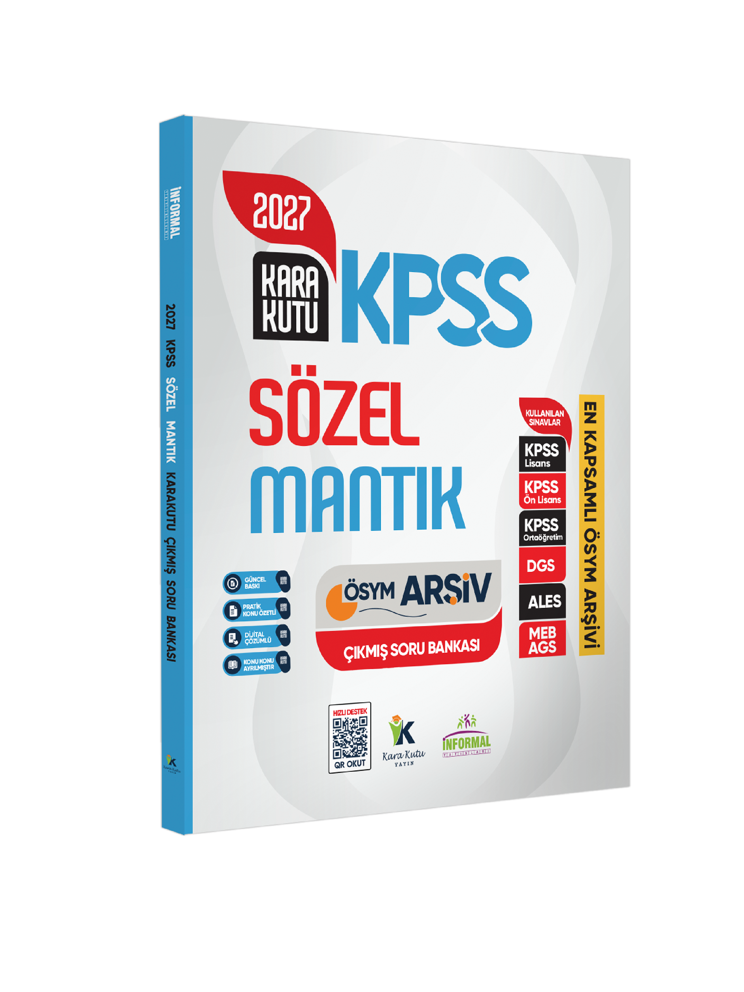 2027 KPSS SÖZEL MANTIK Kara Kutu ÖSYM Çıkmış Soru Havuzu Bankası Konu Özetli Dijital Çözümlü