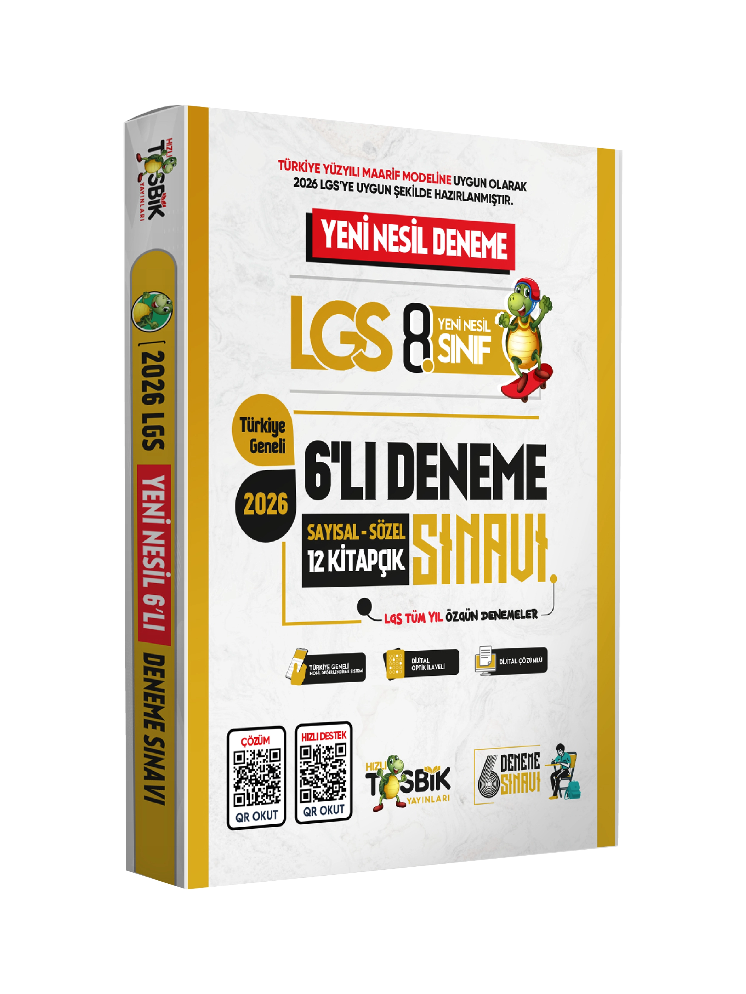 2026 8.Sınıf LGS-İOKBS Tıpkı Basım ve ÖZGÜN Yeni Nesil Deneme Seti 23lü(9+8+6) ALTIN PAKET TG Çözüm