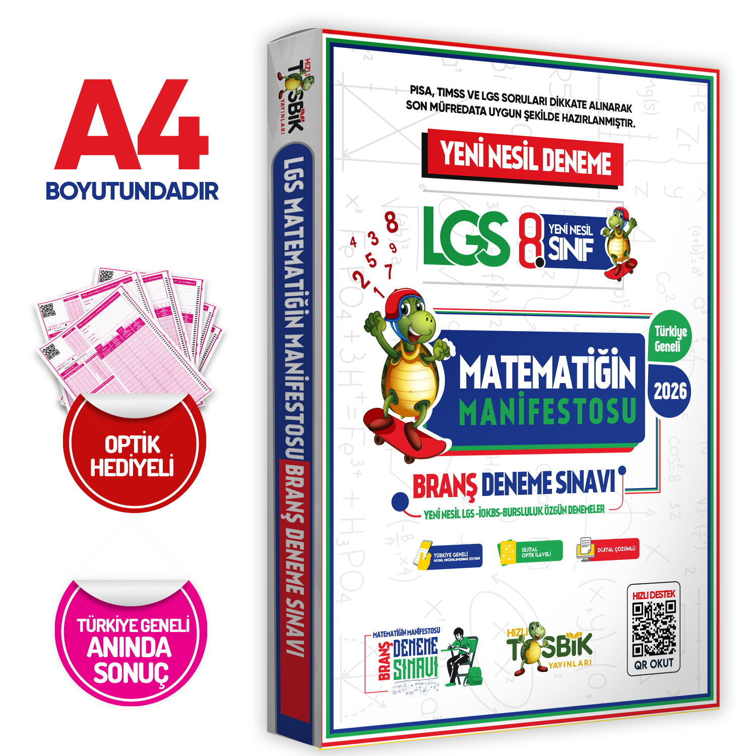 LGS-BURSLULUK(İOKBS) 8.Sınıf Matematik Manifestosu Yeni Nesil Çözümlü Deneme Sınavı