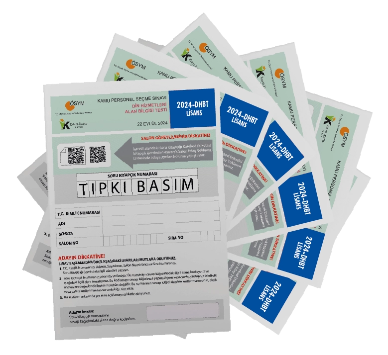 2026 KPSS-DHBT Lisans ÖSYM Çıkmış Soru Tıpkı Basım 6’lı Kitapçık Türkiye Geneli Deneme Paketi