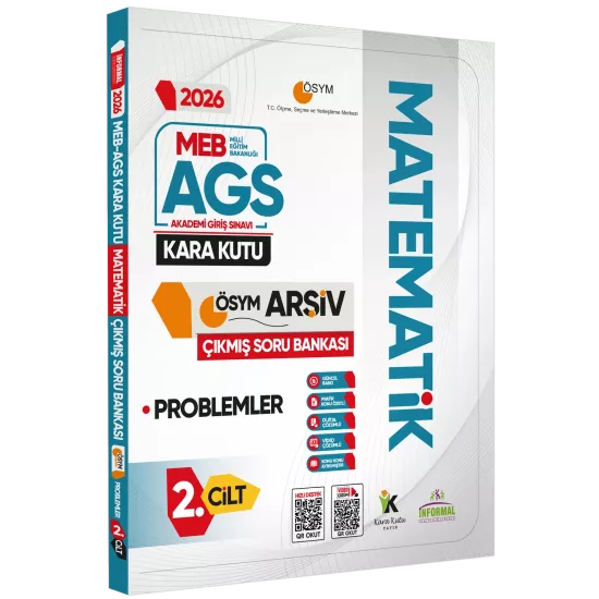 2026 MEB-AGS Kara Kutu PARAGRAF ve PROBLEMLER ÖSYM Çıkmış Soru Bankası 2li Set Konu Özetli Çözümlü