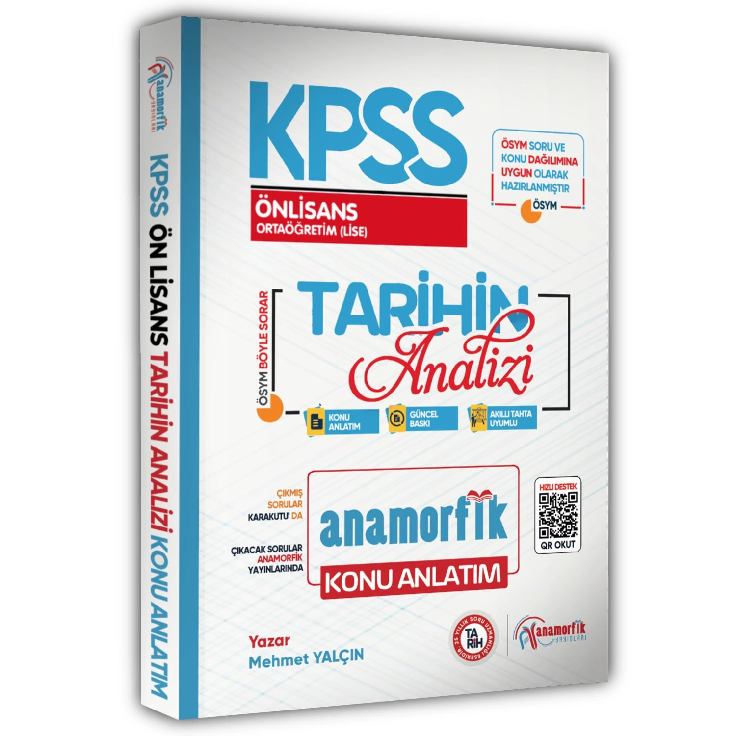 2026 KPSS ÖnLisans-Ortaöğretim Tarihin Analizi Pratik Notlarla Konu Anlatımı Anamorfik Yayınları