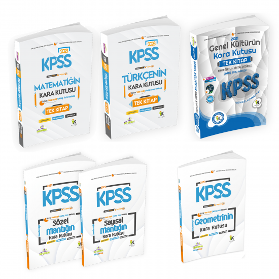 KPSSnin Kara Kutusu G.Yetenek- G.Kültür TEKLİ Set Konu Özetli ÖSYM Çıkmış Çözümlü Soru Bankası