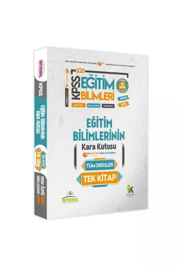 KPSS-AGS Eğitim Bilimlerinin Kara Kutusu TÜM DERSLER TEK KİTAP Özetli Çözümlü Çıkmış Soru Bankası