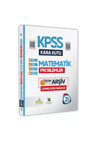 KPSS Matematik Kara Kutu 2.cilt PROBLEM En Kapsamlı Çıkmış S.Bankası Konu Özetli Dijital Çözümlü