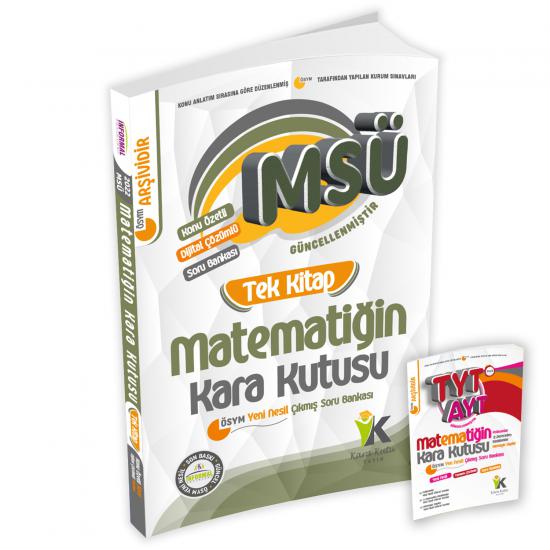 MSÜ Matematik Kara Kutu Tek Kitap Konu Özetli Dijital Çözümlü Çıkmış Soru Bankası