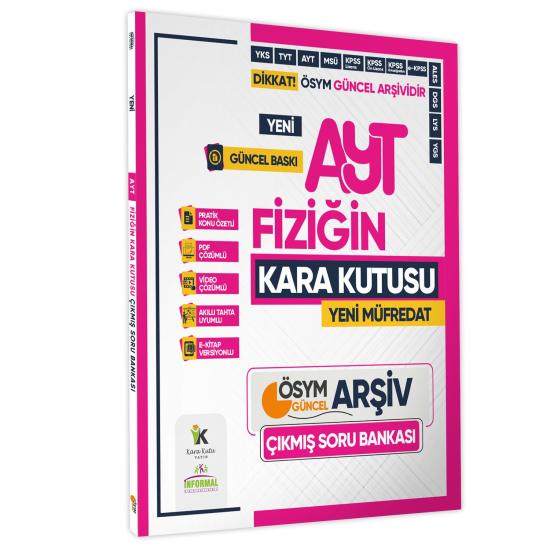 2025 YKS-AYT FİZİK Kara Kutu ÖSYM Çıkmış Soru Havuzu Bankası Konu Özetli Video/PDF Çözümlü