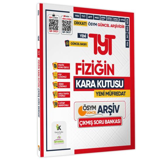 2025 YKS-TYT FİZİK Kara Kutu ÖSYM Çıkmış Soru Havuzu Bankası Konu Özetli Video/PDF Çözümlü