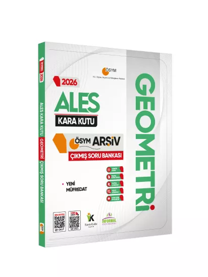 2026 ALES Kara Kutu TEK KİTAP Matematik ve Geometri ÖSYM Çıkmış Soru Bankası 2li SET Konu Özetli