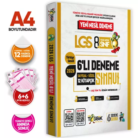 2026 8.Sınıf LGS-İOKBS Tıpkı Basım ve ÖZGÜN Yeni Nesil Deneme Seti 21li (8+7+6) ALTIN PAKET TG Çözüm