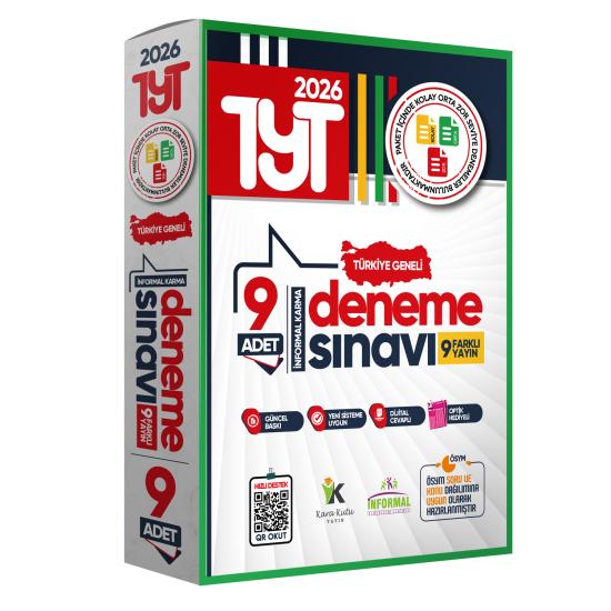 2026 YKS-TYT Ösym Çıkmış Soru 10lu Tıpkı Basım ve Kurumsal 9lu Özgün Paket Deneme Türkiye Geneli