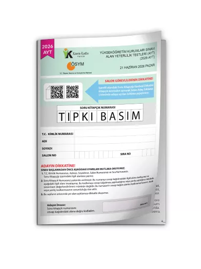 2026 YKS-AYT ÖSYM Tıpkı Basım Çıkmış Soru Kitapçığı (Video/PDF Çözümlü Türkiye Geneli Değerlendirme)