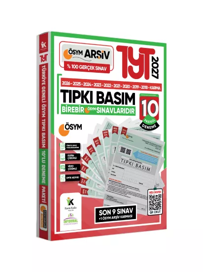 2027 YKS-TYT-AYT Tıpkı-Karma-Çıkmış Güncel Türkiye Geneli Deneme Paketi (55 Adet)