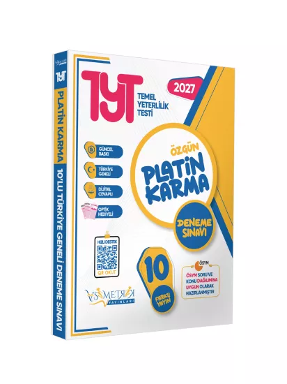 2027 YKS-TYT Platin Karma Yayınlar Kurumsal 10lu Paket Deneme Sınavı Türkiye Geneli