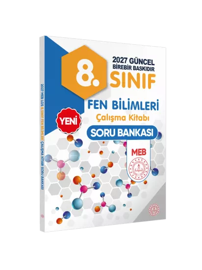 2027 8.Sınıf LGS Fen Bilimleri MEB ÇKS (Renkli Baskı A4 Boyutlu) BASKI ÜCRETİ