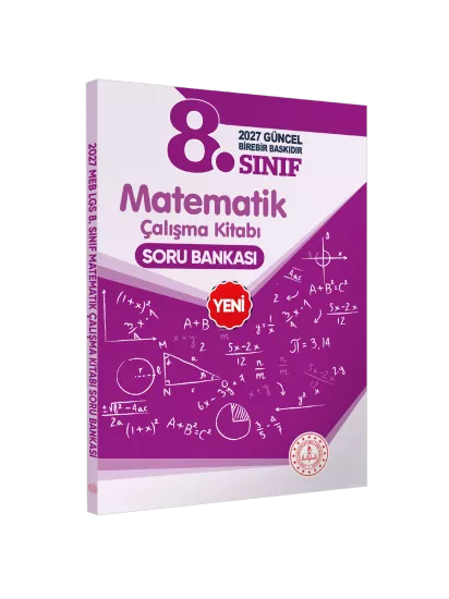 2027 8.Sınıf LGS Matematik MEB Çalışma Kitabı Soru Bankası (Renkli Baskı A4 Boyutlu) BASKI ÜCRETİ